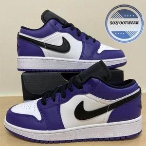 Nike Air Jordan 1 low gs court purple